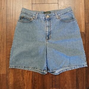 Ralph Lauren Blue Denim Women's Shorts Vintage